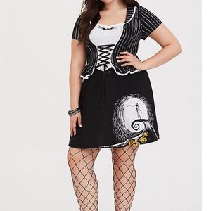 Nightmare Before Christmas Skater Dress Torrid Sz2